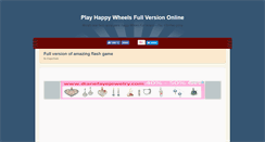 Desktop Screenshot of happywheelsfullversion.us